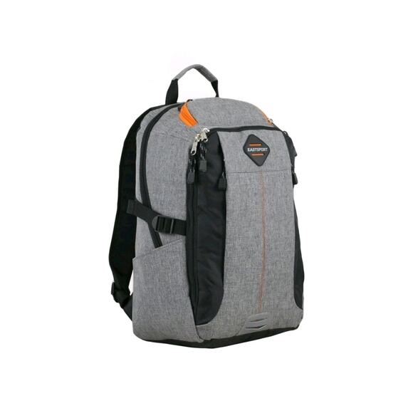 NEW Eastport Pro Defender Gray Laptop Backpack Padded Straps 18.5 ×12.5×7.5 - Picture 1 of 9